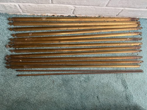 Antique brass stair rods - rods, no
