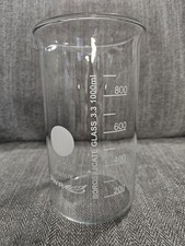 SCIENCE LAB GLASSWARE VWR BOROSILICATE 1000ml FLUID MEASURING BEAKER