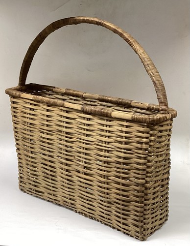 Antique wicker magazine - antique,