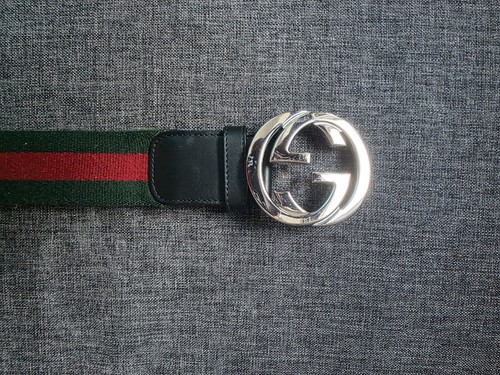 Gucci canvas belt - gucci,