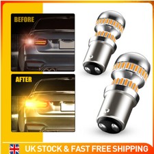 AUXITO 1157 380 LED Error Free BAY15D P21/5W Indicator Signal Light Bulbs Amber