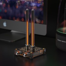 Modern Pixie Tube Sound Level Meter Music Spectrum Analyzer MIC Audio Dot Matrix