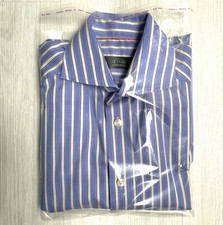 ETON COTTON DRESS SHIRT BLUE