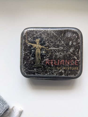 Scarce reliance tobacco tin - reliance,