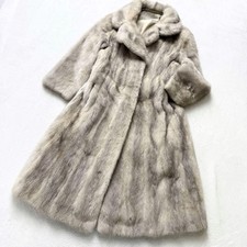 Sapphire Mink Long Fur Coat
