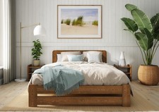 Solid Wooden Bed Frame F1