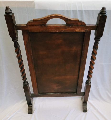 Vintage dark oak barley twist - vintage,