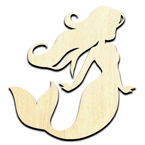 Mermaid laser cut out - laser,