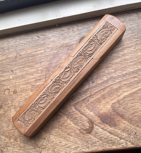 Vintage wooden pencil box - pencil, with
