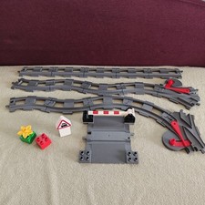 Lego Duplo 10506 - Train Rails - Complete - Switch - Grade Crossing