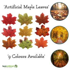 Best Artificial Large Loose Autumn Maple Silk Leaves Foliage Wedding Decoration