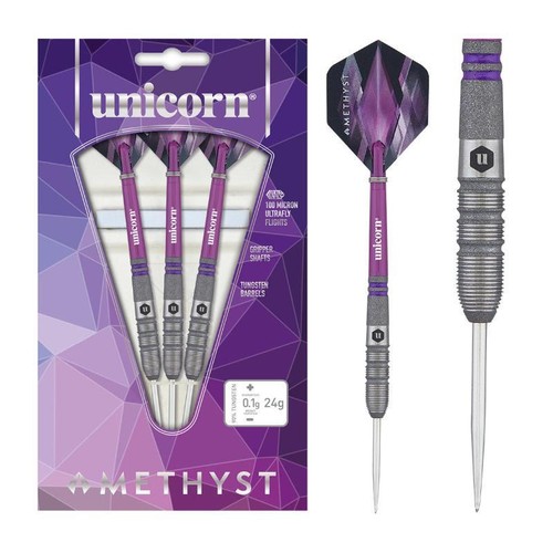 Unicorn darts amethyst - amethyst, 90%