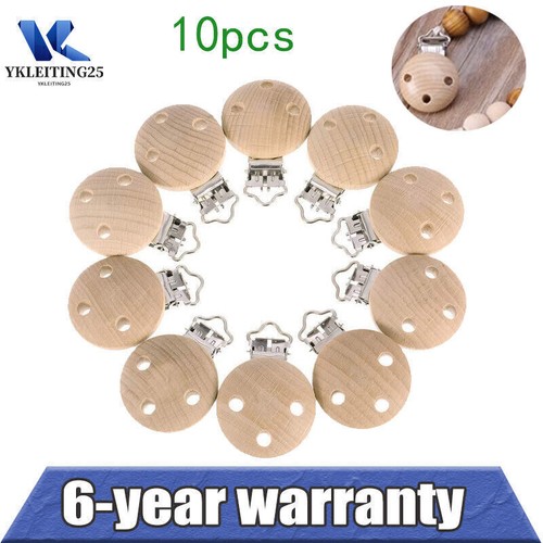 Pacifier clips wooden dummy - clips,