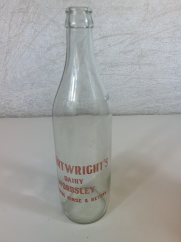 Vintage clear glass - clear, milk