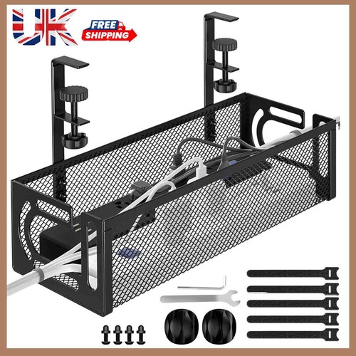 Under desk cable tray - under,