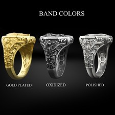 Cobra Signet Ring Sterling