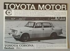 Toyota Corona Range Brochure c.1966 - 1500 Sedan Station Wagon 1600S Sedan Coupe