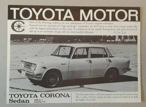 Toyota corona range brochure - range,