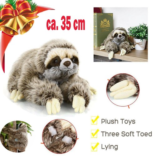 Sloth plush animals lying tree - animals,