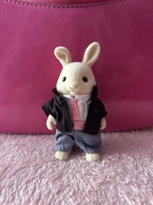 Sylvanian Families Wedding Day Rabbit Groom Figure Tuxedo Vintage