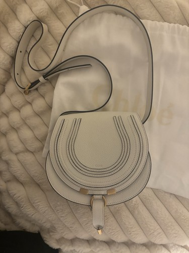 Chloe marcie white - white, leather