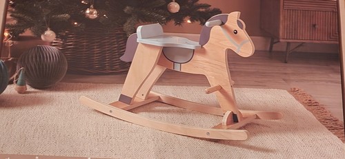 Dunelm wooden rocking horse - rocking,