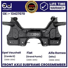 FRONT SUBFRAME CROSSMEMBER ENGINE SUBFRAME CARRIER FOR OPEL VAUXHALL CORSA D