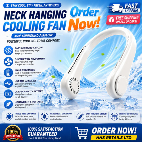 Neck fan hands free bladeless - free,