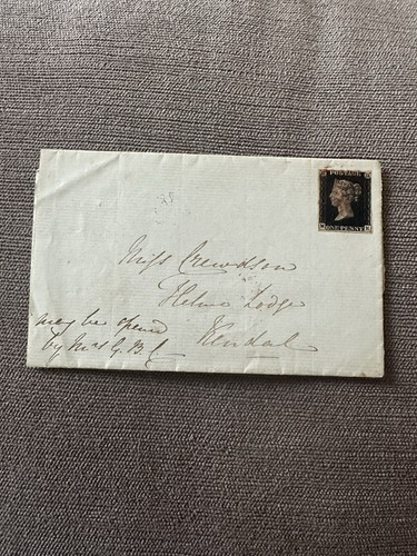 Penny black stamp entire - penny,