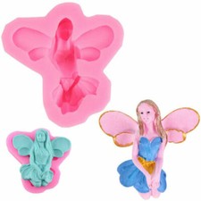 3D Mold Angel Fondant Cake Silicone Icing Chocolate Sugarcraft Fairy Elf
