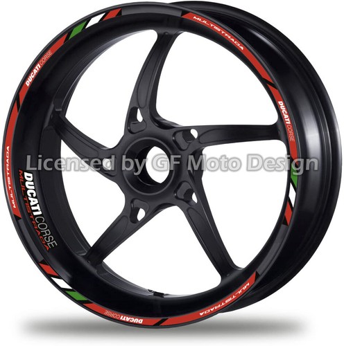 Motorcycle wheel decals rim - 12,