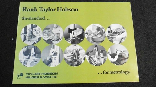 Rank taylor hobson - rank, hobson/hilger