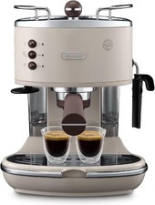 Vintage Barista Espresso Maker | 1.4L Cream Machine | Rich Crema & Steam Wand