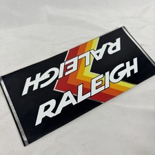 Original Vintage Raleigh Burner Downtube Decal – Black with Retro Chevron