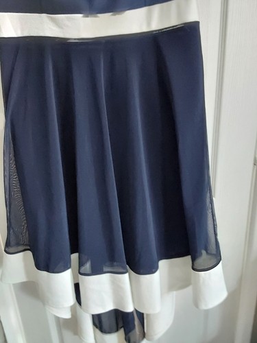 Quiz navy dress - petal, drop