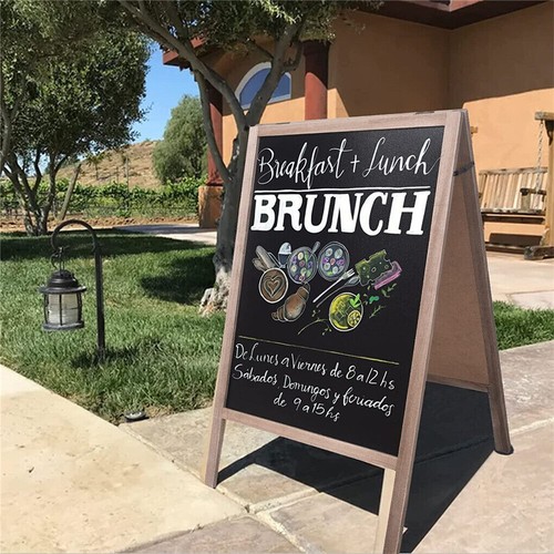 Large wooden blackboard - wooden,
