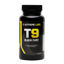 T9 BLACK FURY EXTREME LABS  - Strong Fat Burner Stimulant Fat Burner - 90 Caps 