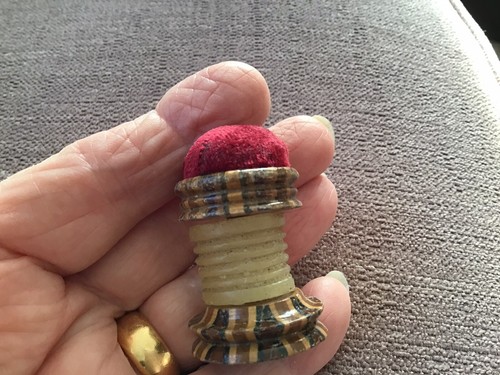 Small tunbridge ware pin - tunbridge,