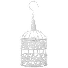 White decorative bird cage - ,