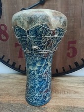 Decorative Darbuka Membranophone Goblet Drum Middle Eastern African Drum 38cm
