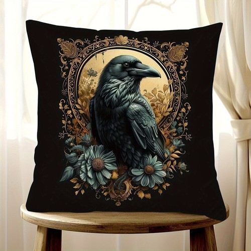 Raven cushion cover 45 cm - cushion,