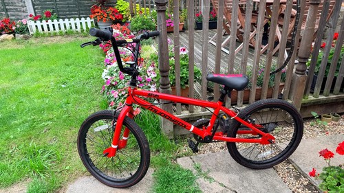 Muddyfox atom red bmx bike - muddyfox,