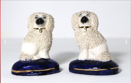 Antique pair staffordshire - of,