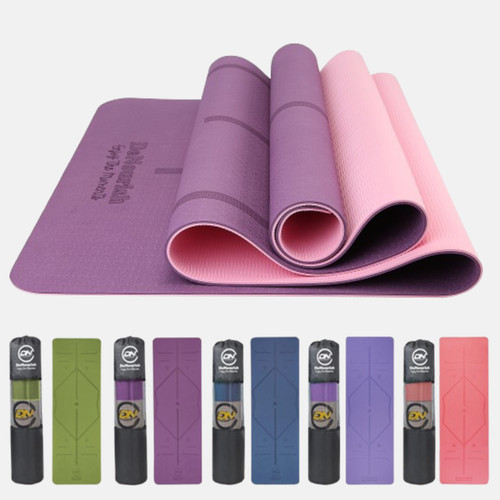 Tpe yoga mat with - tpe, alignment