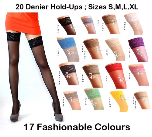 New lace top denier - 20,