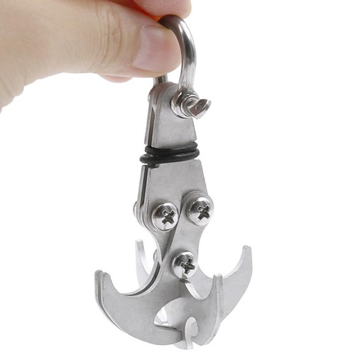 Stainless grappling hook - stainless,