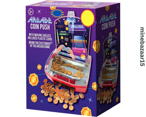Coin push machine toy - push, for