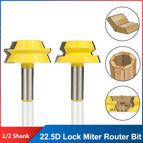2pcs lock miter router bit - 2pcs,