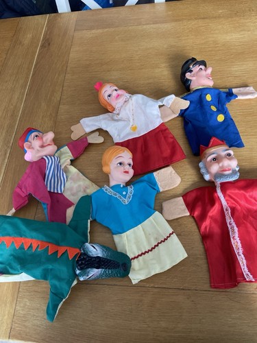 Set six vintage hand - of,