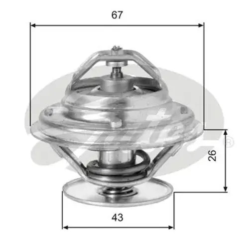 Thermostat without housing